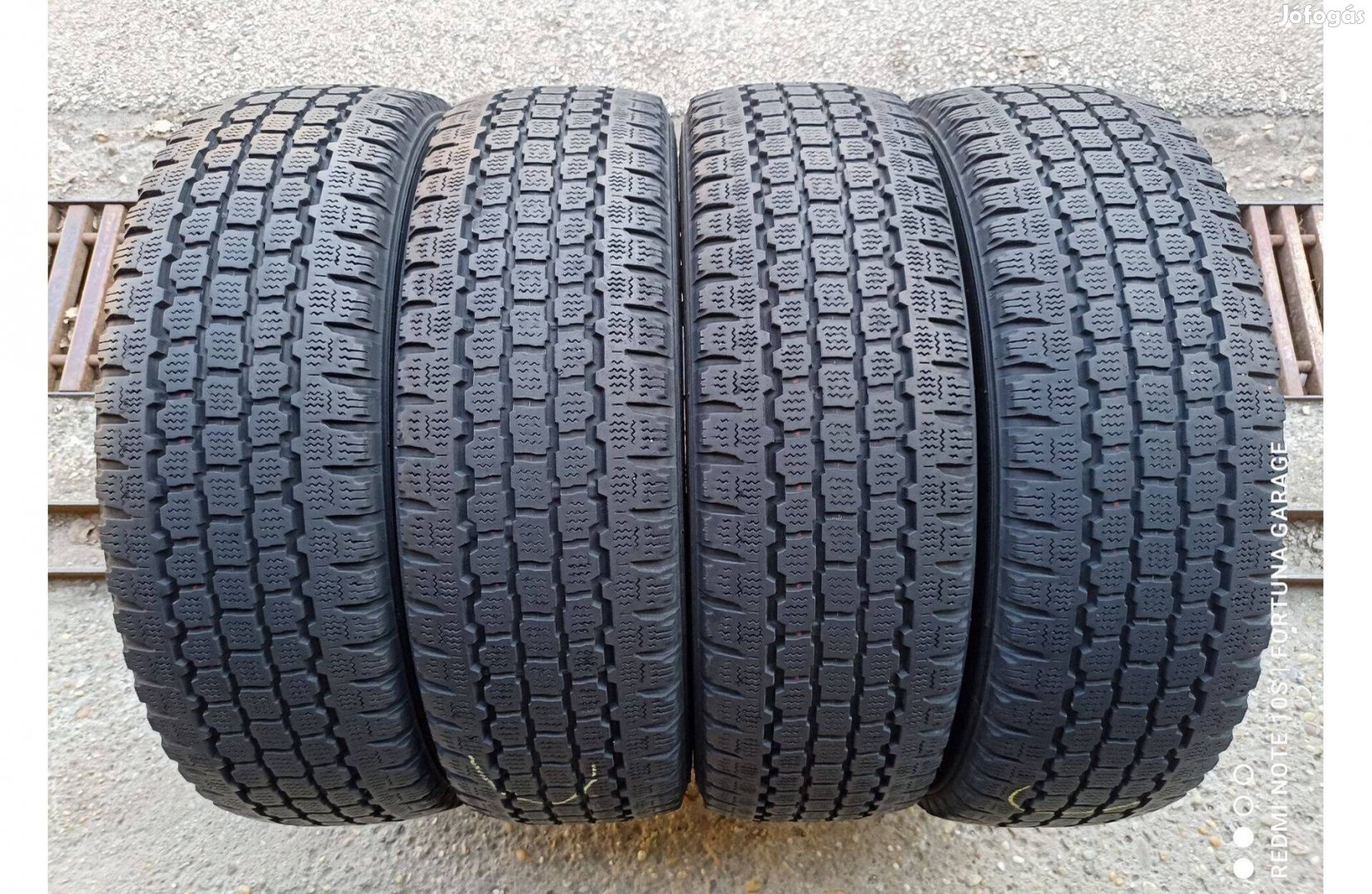 205/65 R16"C Bridgestone használt téli kisteher garnitúra