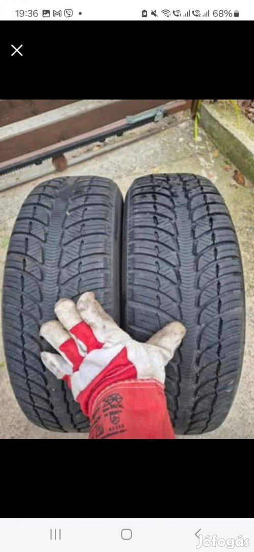 205/65r15 téligumi 2db Kleber 2013as 6mm profilmélységgel 2db/5000