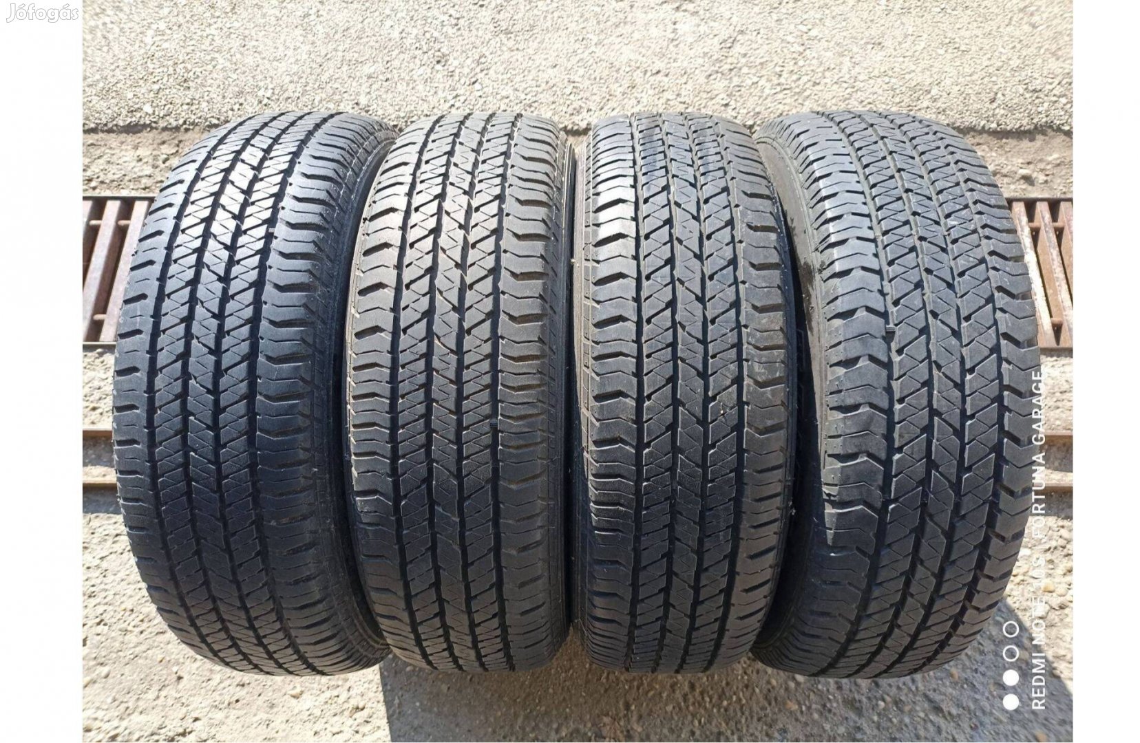 205/70 R15" Bridgestone használt nyári garnitúra