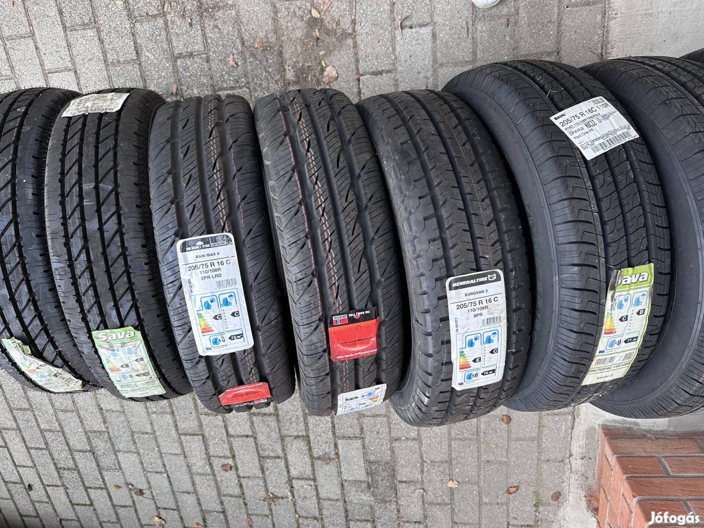 205/75R16 C nyári gumi új 9 db