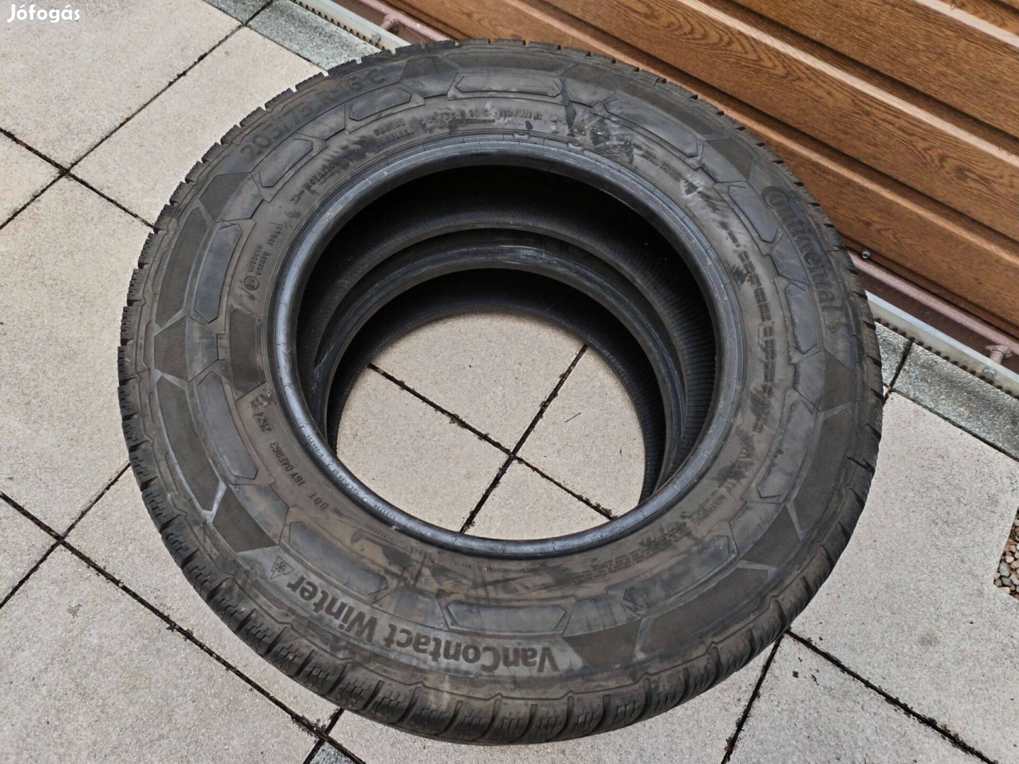 205 75 16 C continental téli gumi 2 db teherautó