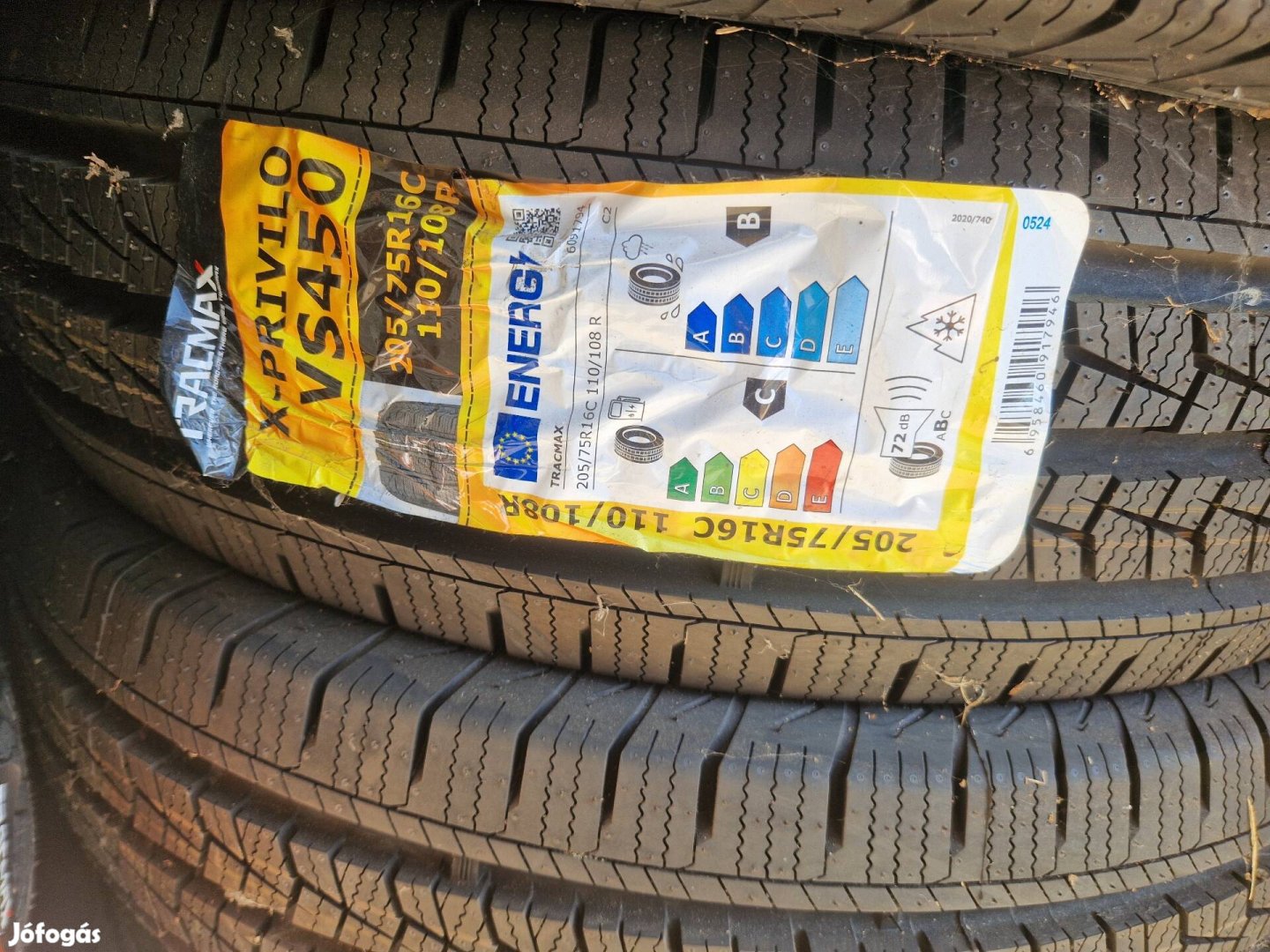 205/75r16C Tracmax új teli garnitúra