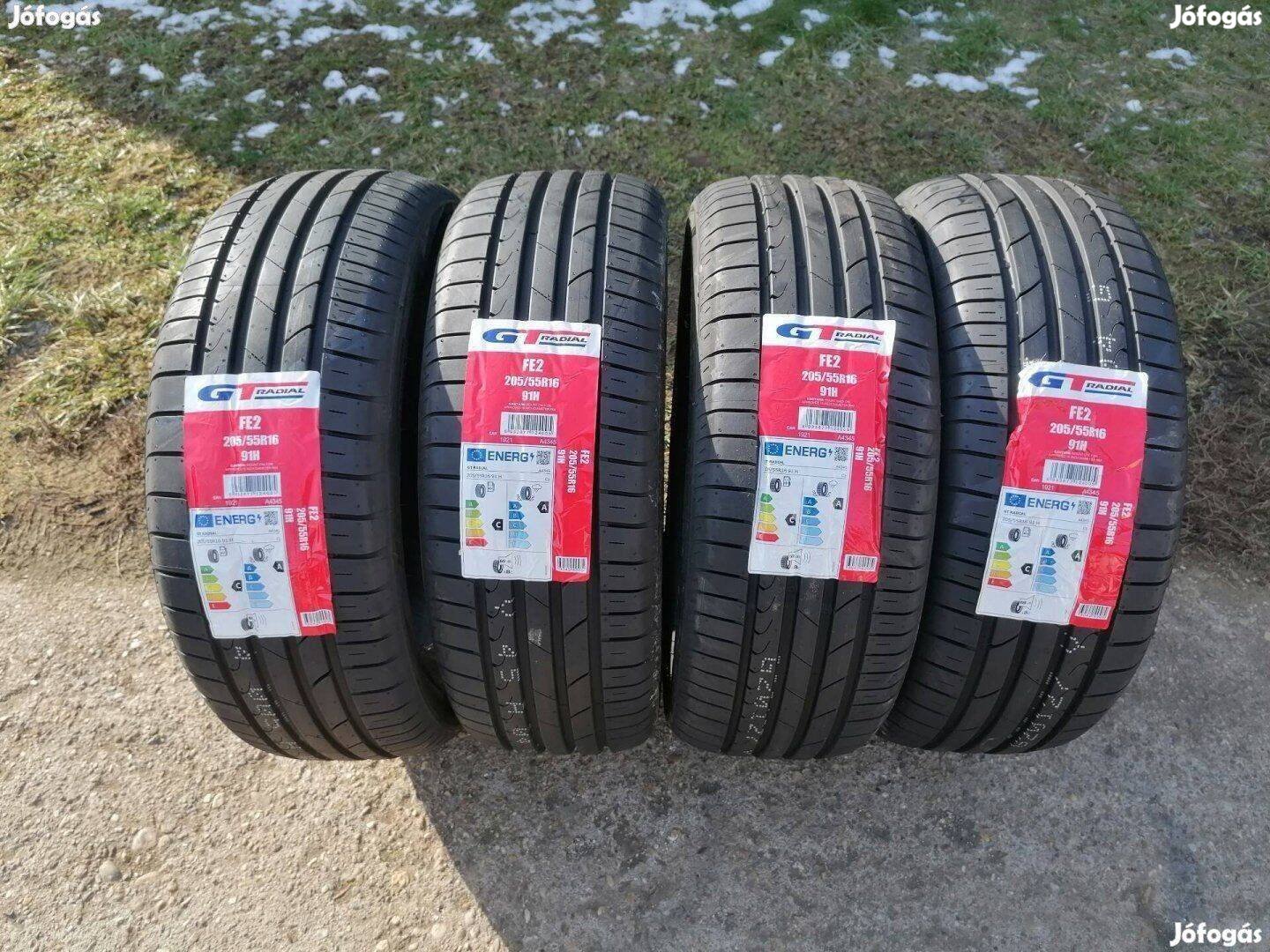 205 /55R16-os GT-radial új nyárigumi