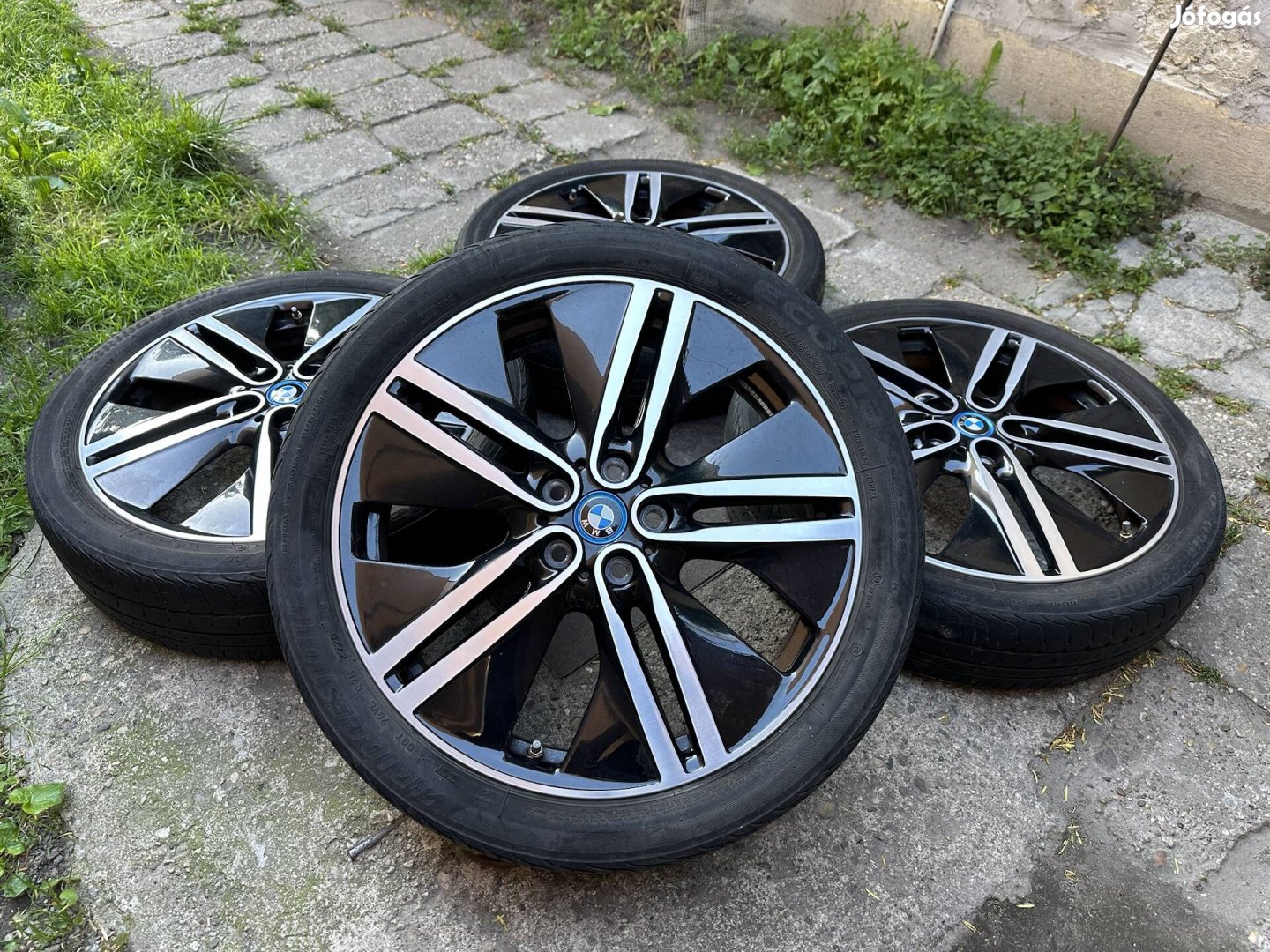 20 20" 5x112 BMW i3 i3S két széles gyári alufelni felni tpms szenzor