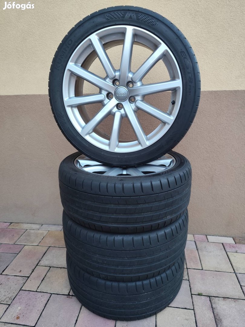20 5x112 gyári Audi alufelni nagyon jó gumikkal A6 A7 A8 Q5 