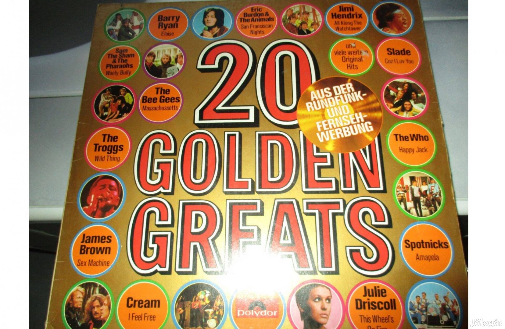 20 Golden Greats bakelit hanglemez eladó