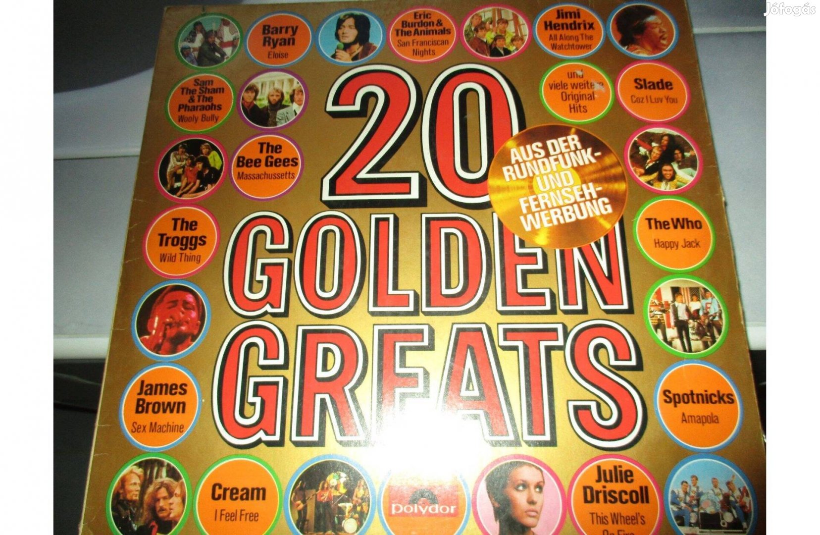20 Golden Greats bakelit hanglemez eladó
