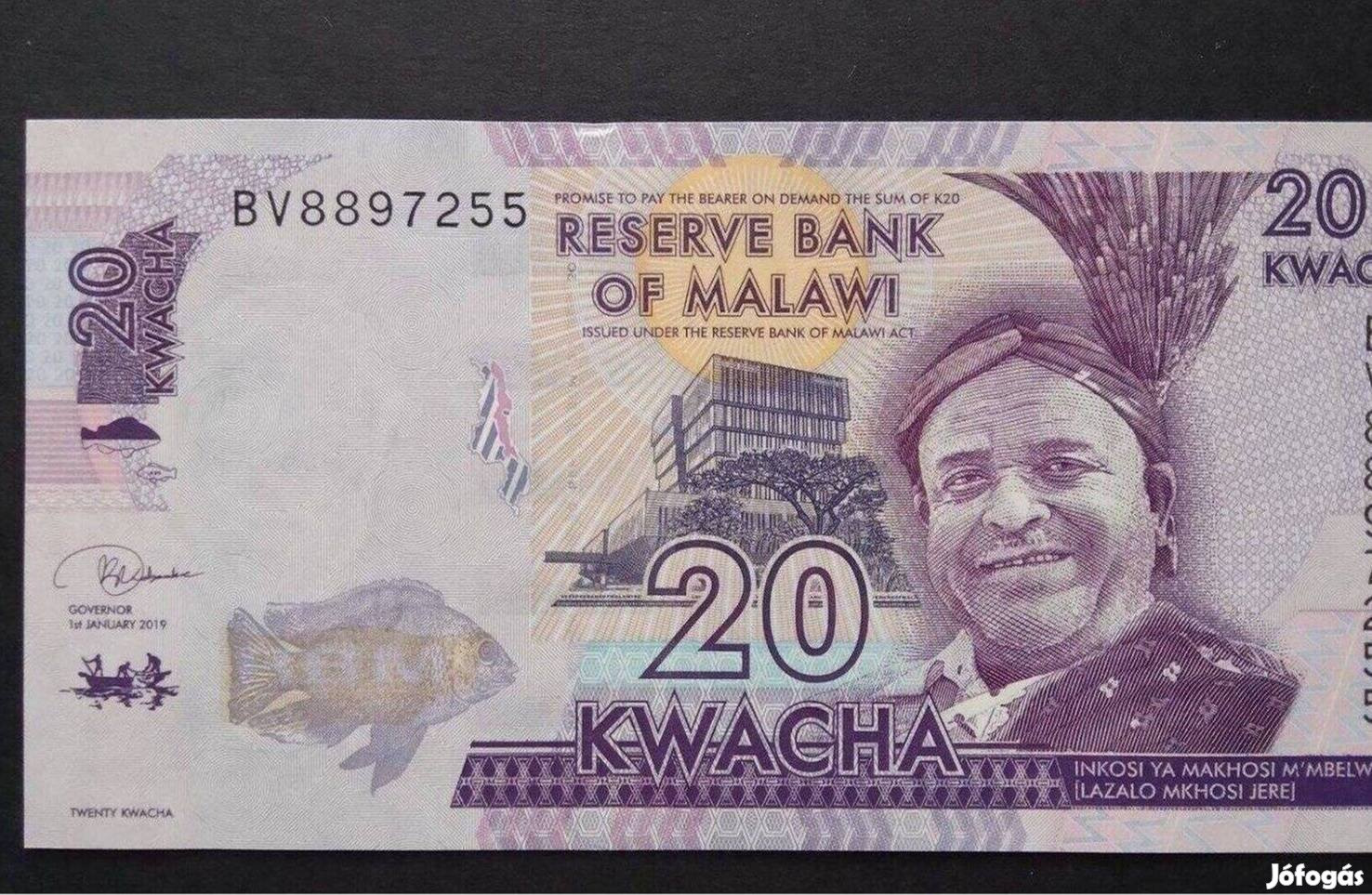 20 Kwacha UNC Malawi (MM)