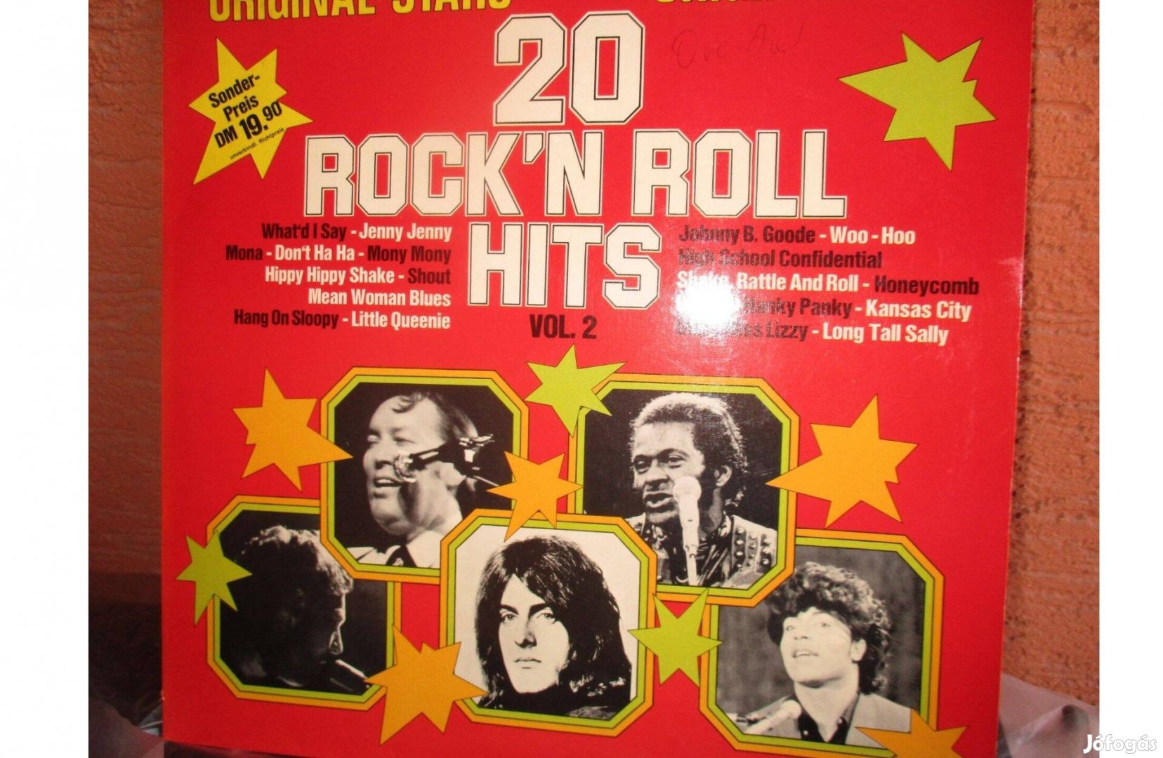 20 Rock'n roll hits bakelit hanglemez eladó