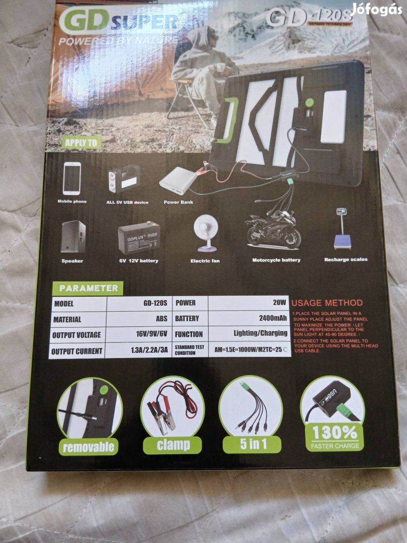 20 Wattos napelem panel