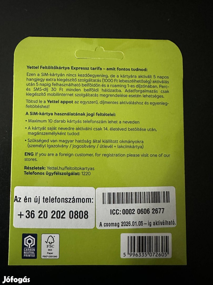 20/ 20 20 808 vip telefonszám könnyű telefonszám