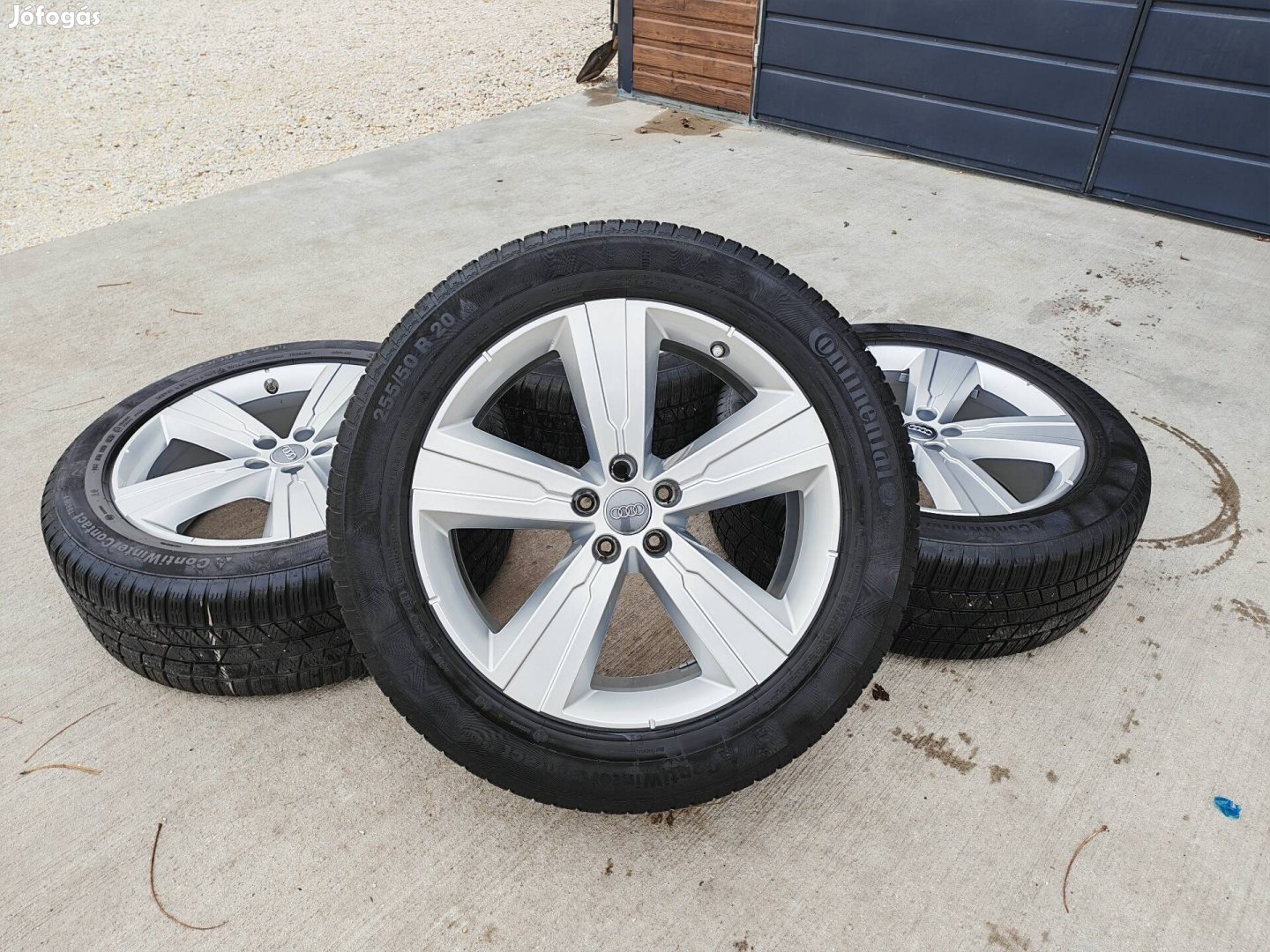 20" 5x112 Audi Q7-Q8 gyári alufelni szett téligumikkal!