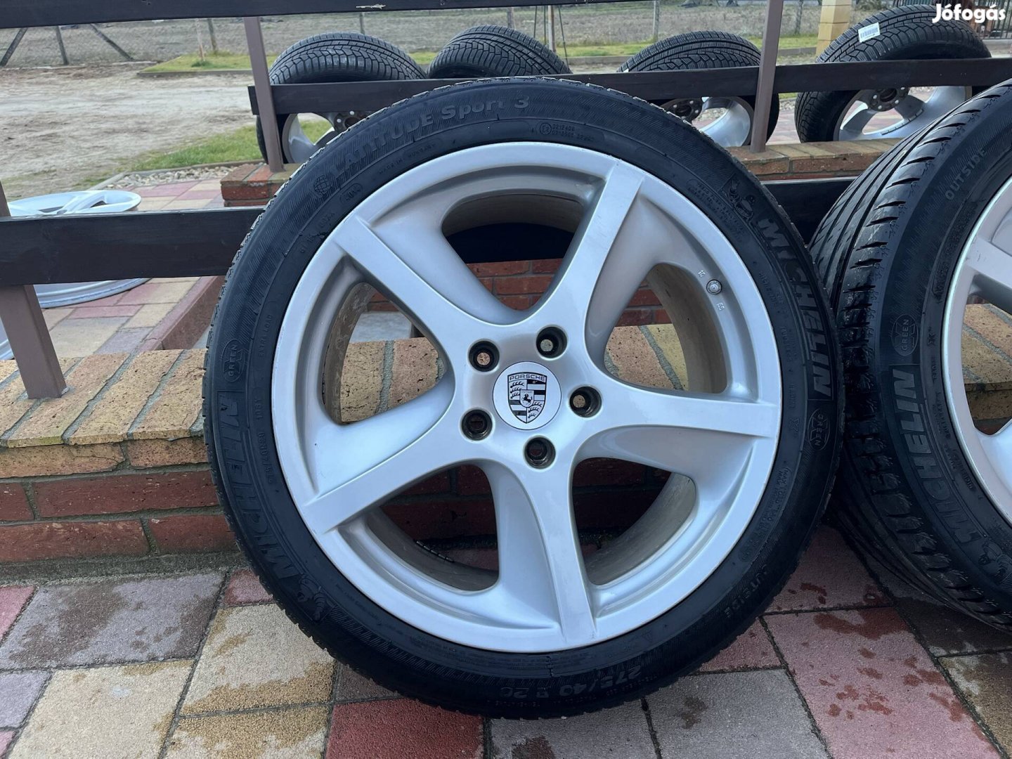 20" 5x130 Porsche Cayenne kétszéles alufelni szett nyárigumikkal!