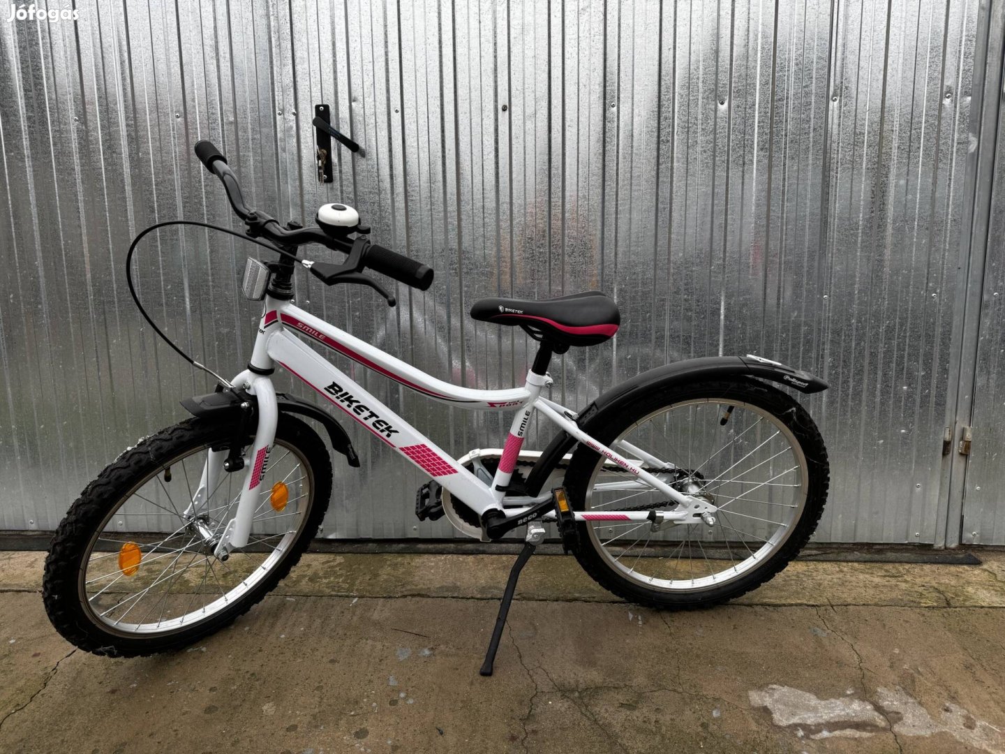 20" Biketek Smile kerékpár fehér-pink