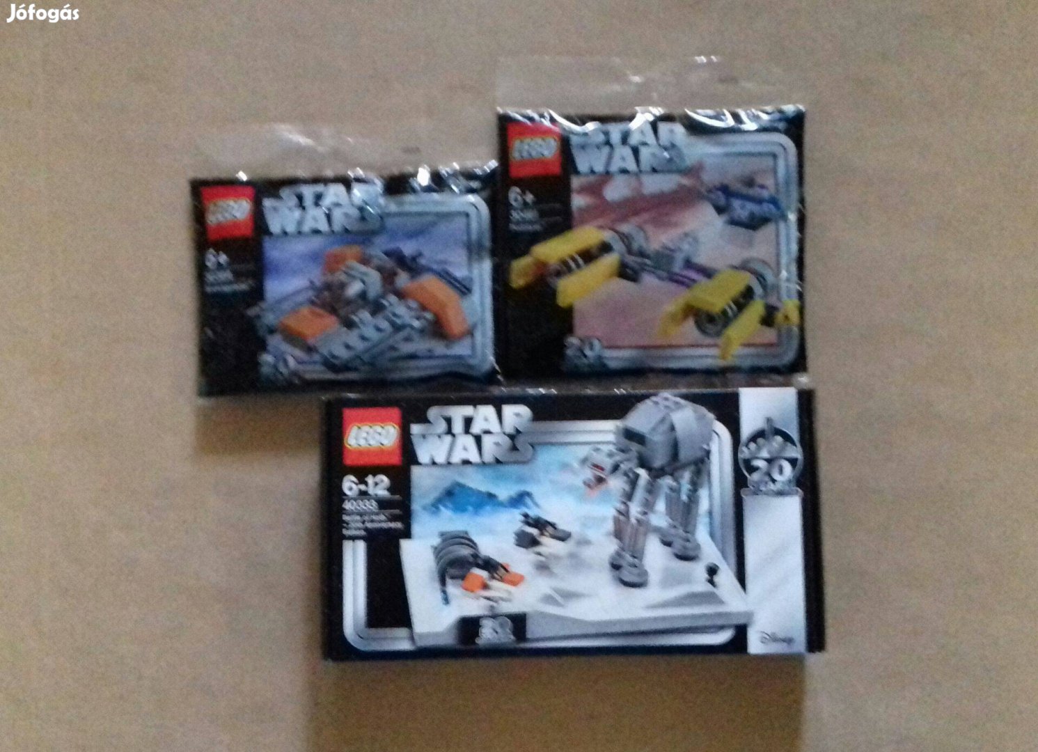 20. évfordulós bontatlan Star Wars LEGO 30384 + 30461 + 40333 Fox.árba
