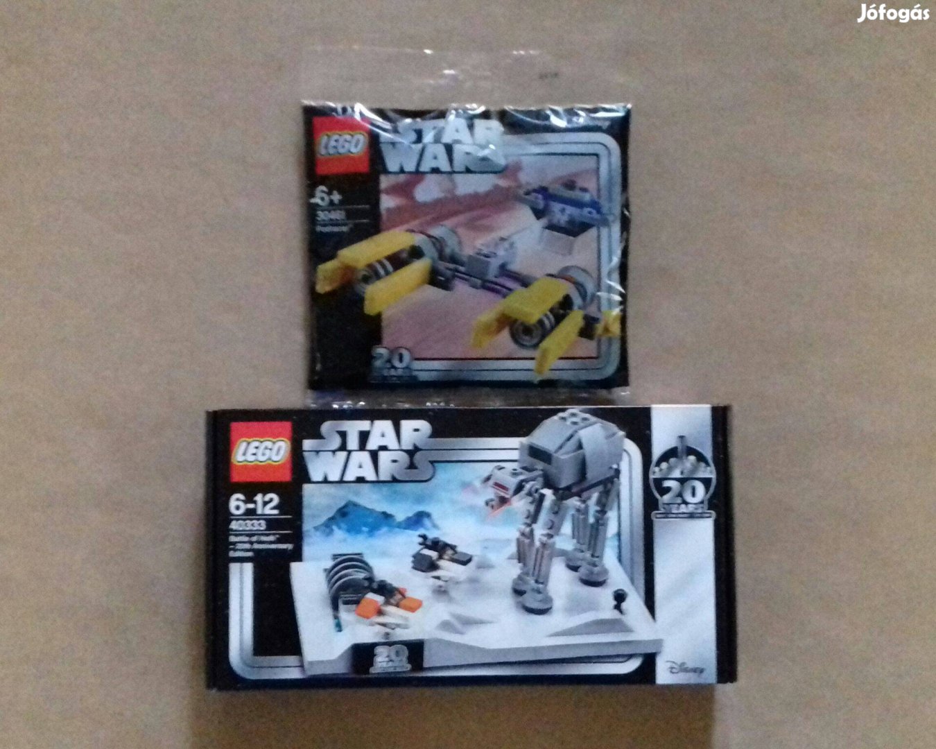 20. évfordulós bontatlan Star Wars LEGO 30461 Légifogat + 40333 utánvé