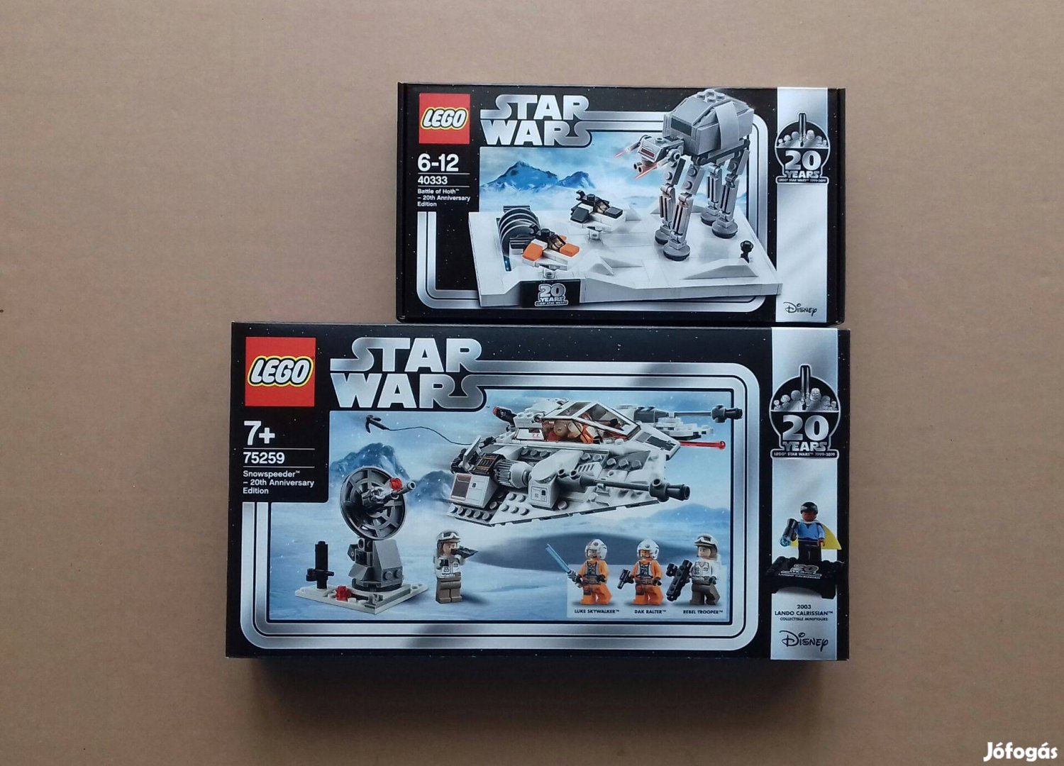 20. évfordulós bontatlan Star Wars LEGO 40333 Hothi + 75259 Foxp.árban