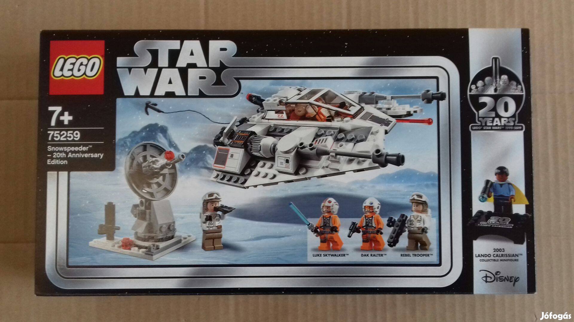 20. évfordulós bontatlan Star Wars LEGO 75259 Classic Hósikló. Foxárba