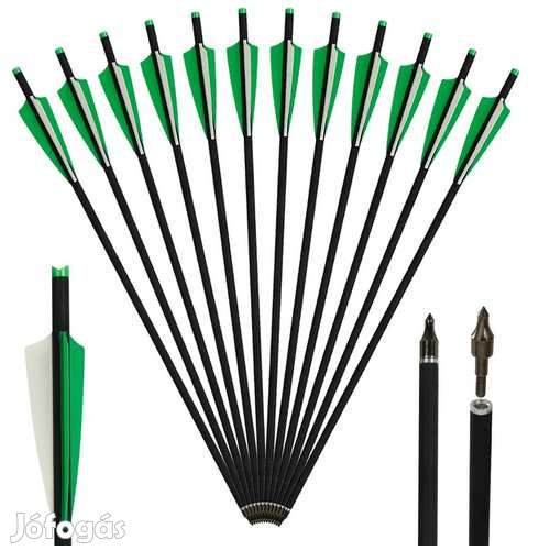 20"-os 53cm-es Karbon Számszeríj Vessző (4778)