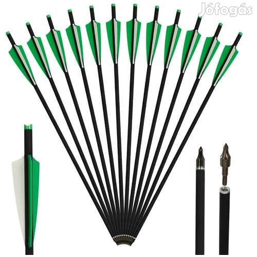 20"-os 53cm-es Karbon Számszeríj Vessző (4778)