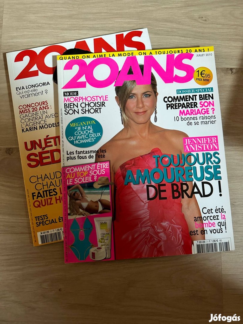 20 ans francia női magazinok (2db)