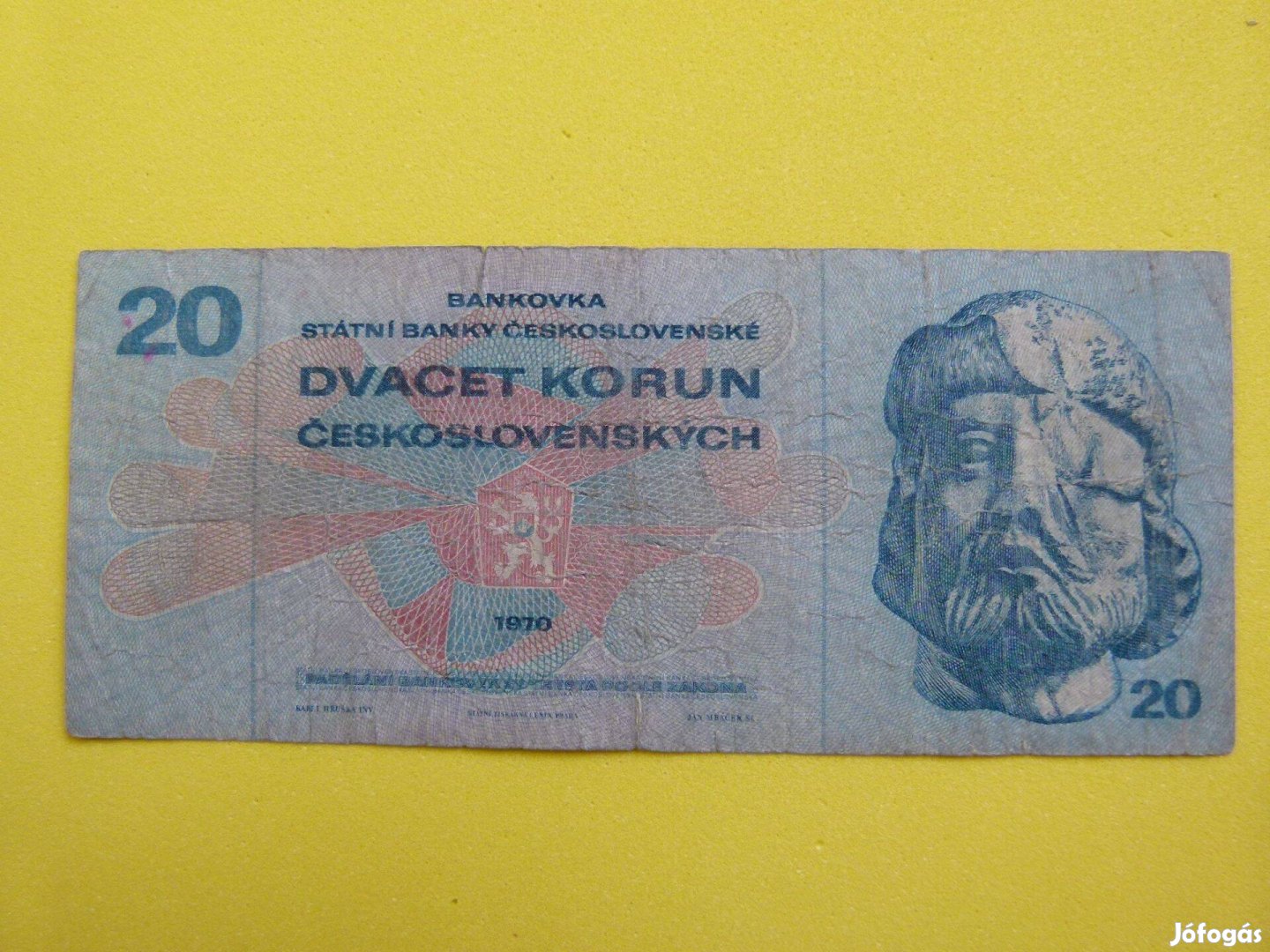 20 csehszlovák korona 1970