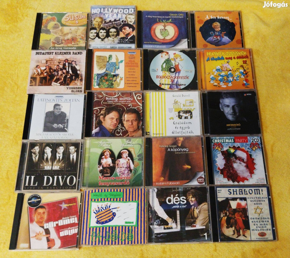 20 darab cd lemez olcsón eladó!