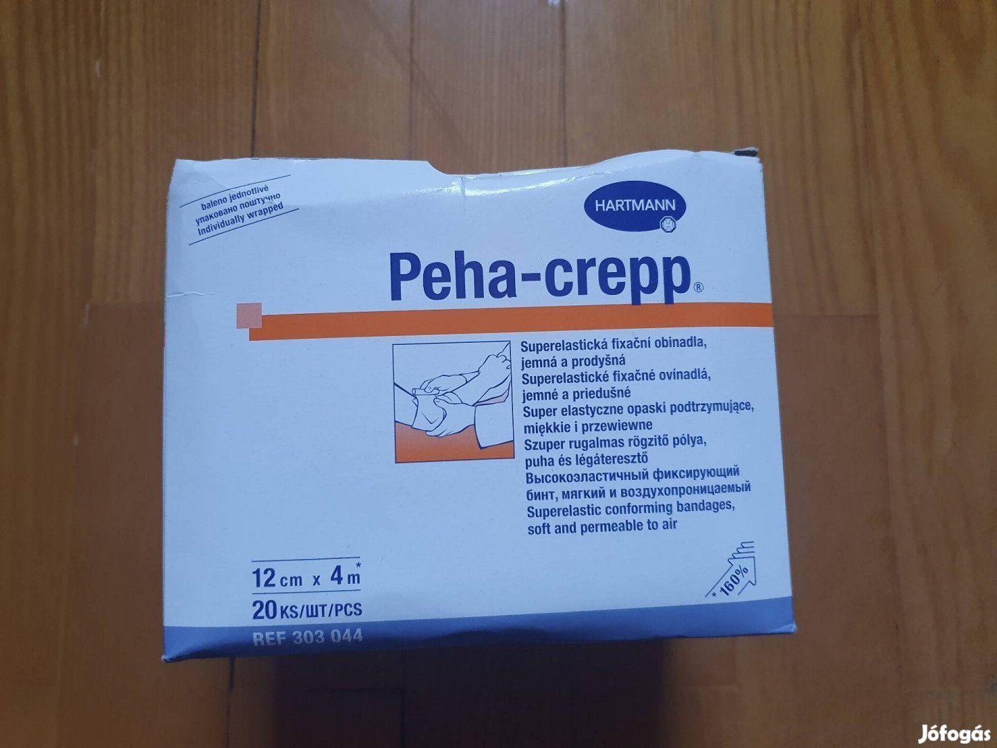 20 db Hartmann Peha-crepp rugalmas rögzítő pólya
