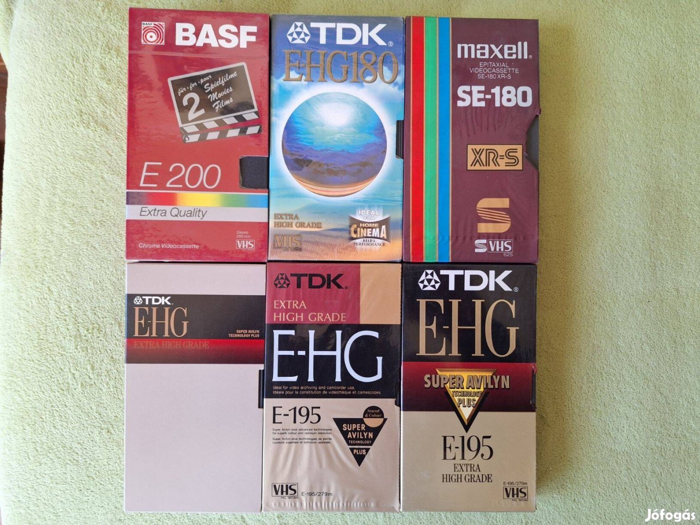20 db VHS kazetta Maxell | TDK | BASF