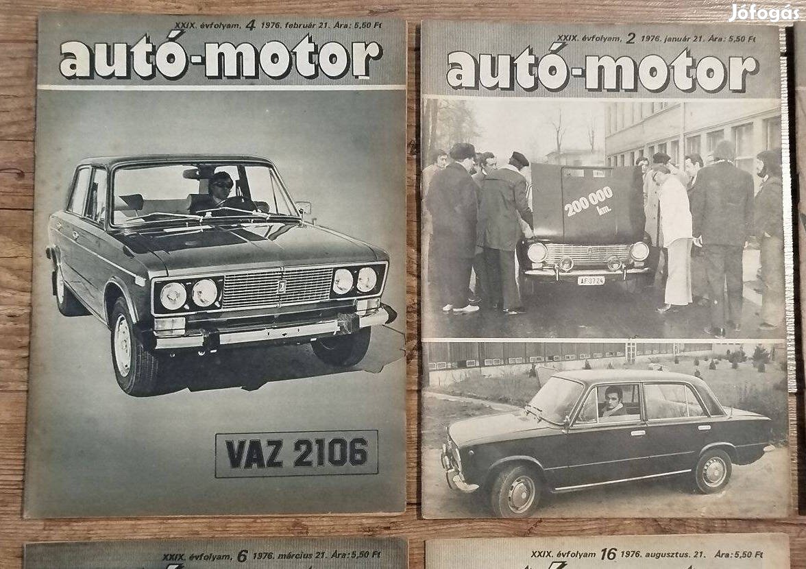 20 db régi 1976-os Auto - Motor újság