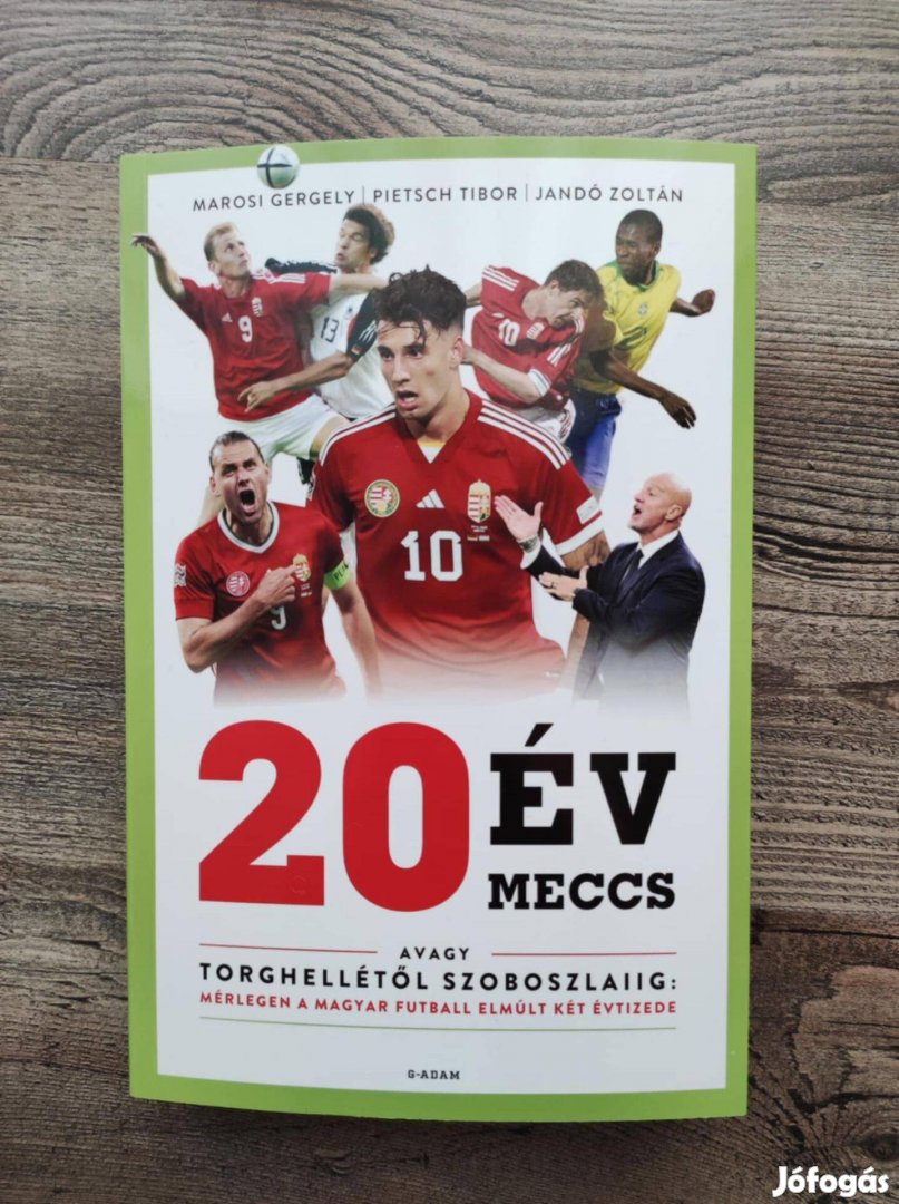 20 év meccs új könyv