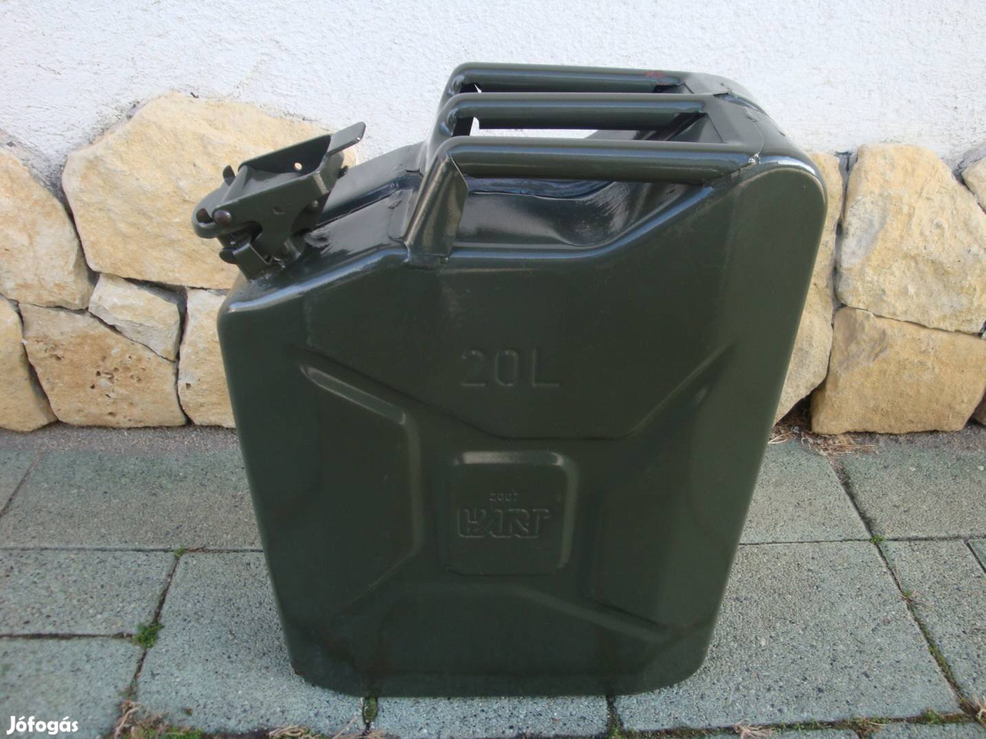 20 literes fém üzemanyagkanna, marmonkanna, új állapot