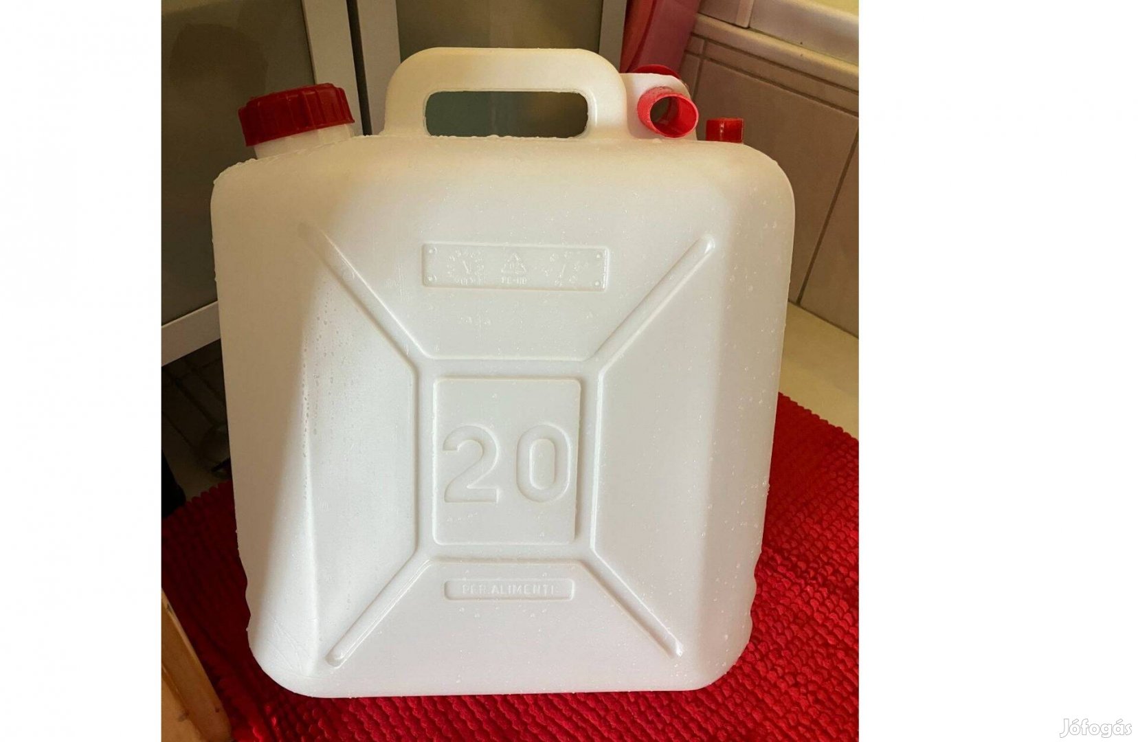 20 literes vizesballon csappal