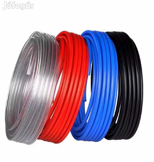 20 méter Keményfalú Vízcső 8mm-es Fekete (5859)