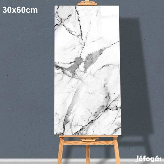 20db. 3D Márványhatású Öntapadós fali Csempe BM01 30x60cm (5740)