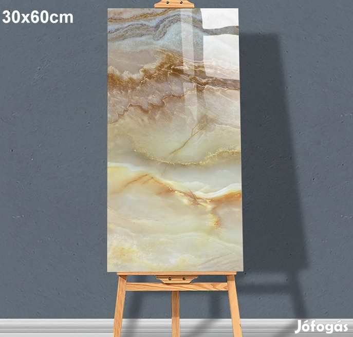 20db. 3D Márványhatású Öntapadós fali Csempe BM02 30x60cm (5726)