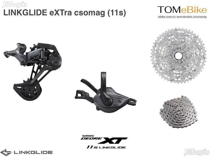 20e Ft kedvezmény Újszerű Shimano Linkglide extra váltó+hajtás csomag