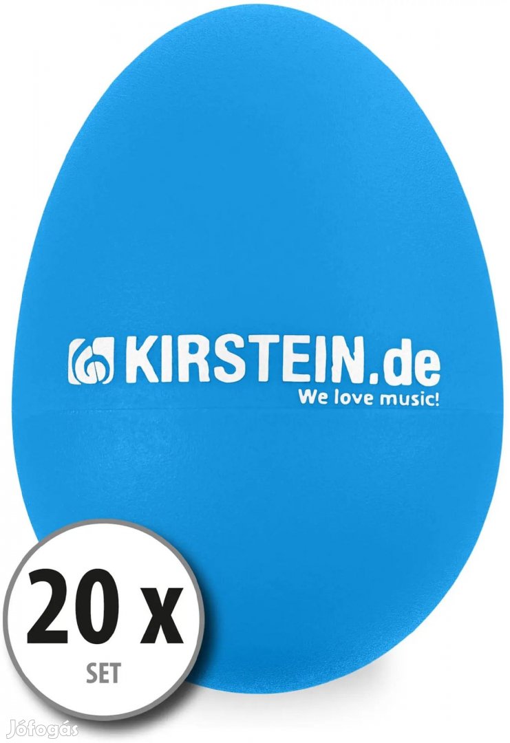 20x Kirstein ES-10B Tojás Shaker Kék, Közepes Készlet