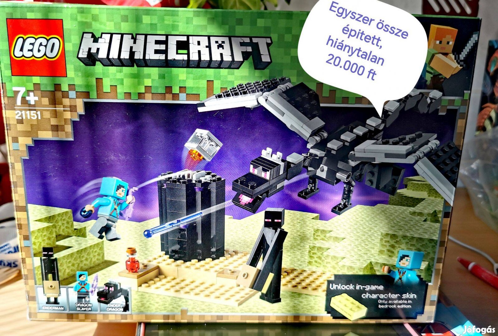 21151 Lego Minecraft. Bontott. Hiánytalan