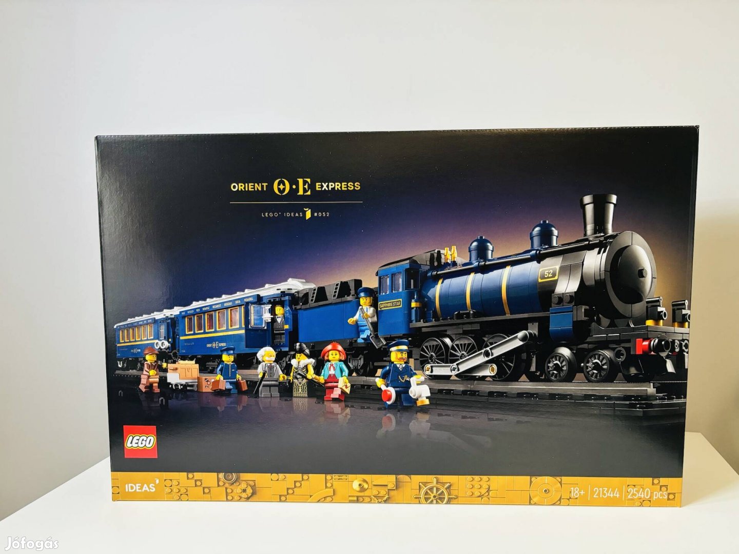 21344 Lego Ideas - Az Orient expressz Gyári, barna karton  