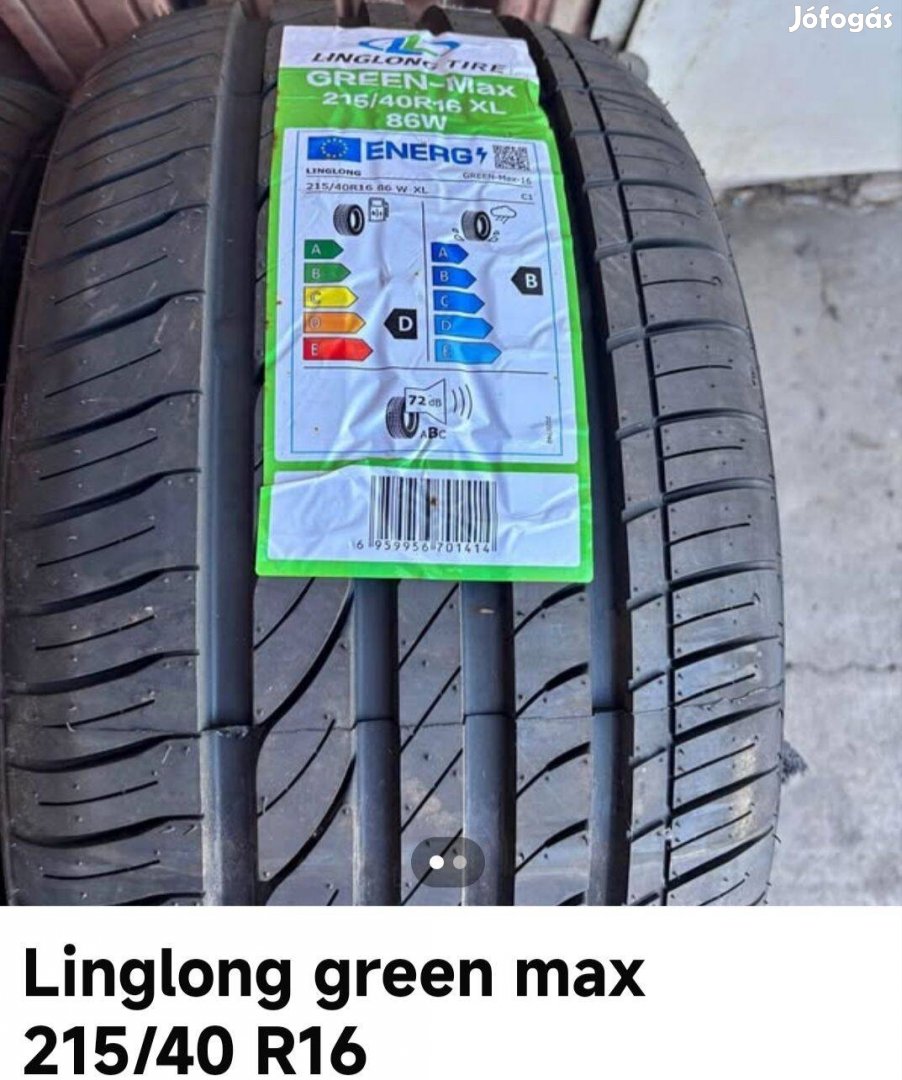 215/40R16 új nyári gumi 2db