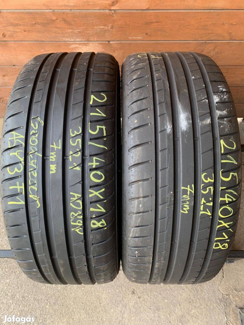 215/40R18 215 40 18 215/40x18 Goodyear nyári gumi eladó