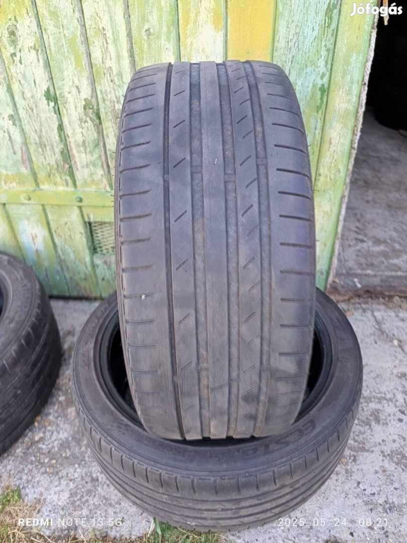 215/40 r17 4éves 80%os 2db Kumho nyári gumi eladó