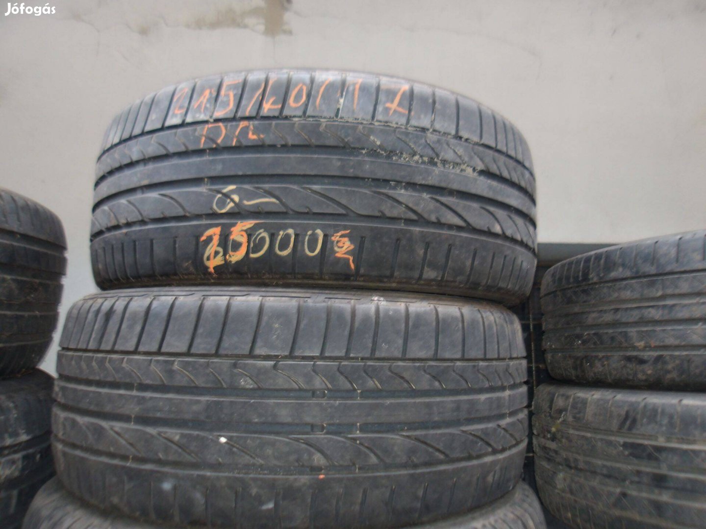 215/40r17 Bridgestone nyári gumi ajándék szereléssel