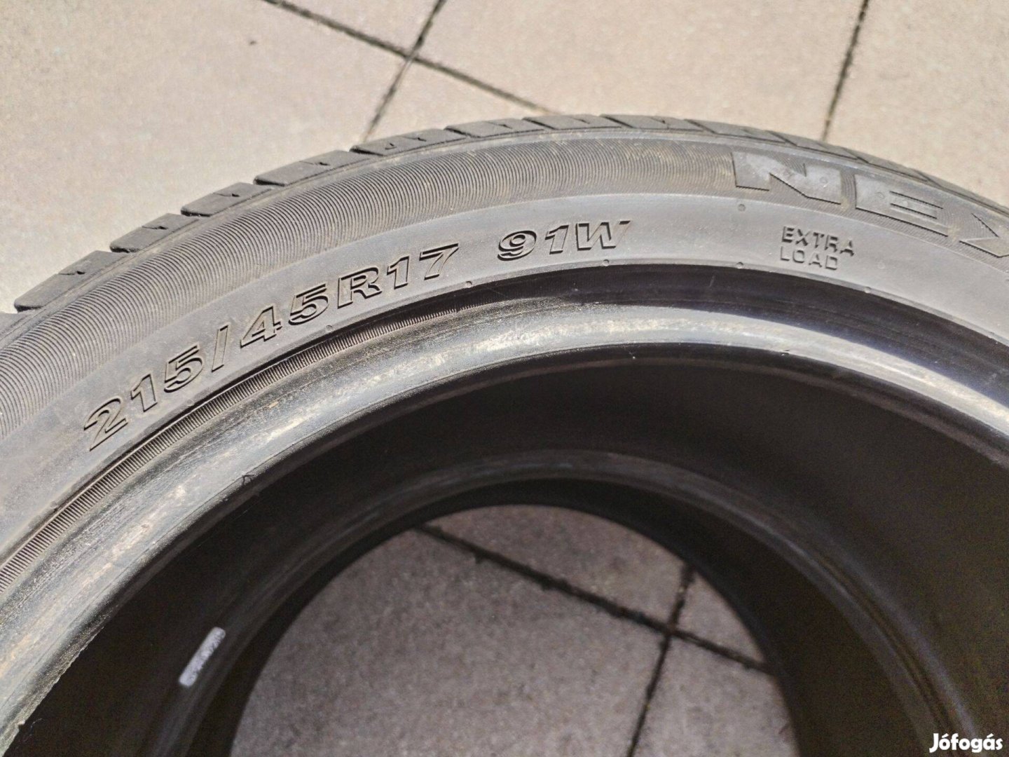 215 45 17 nexen 215/45 R 17 nyári gumi 2 db 2021.05.hét