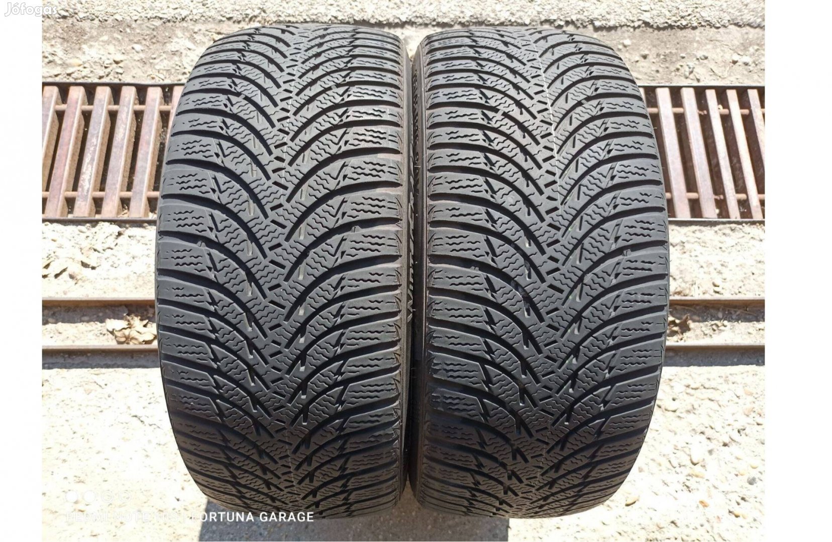 215/45 R16" Kumho használt téli gumik