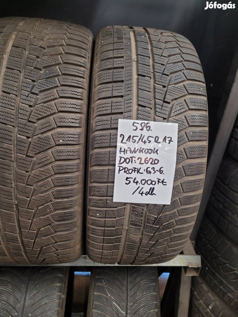 215/45 R17 Hankook téli gumik