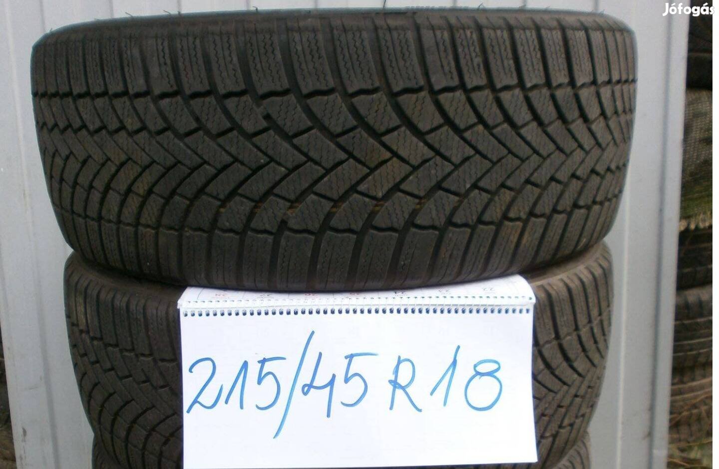 215/45 R18 Bridgestone téligumi 4 db