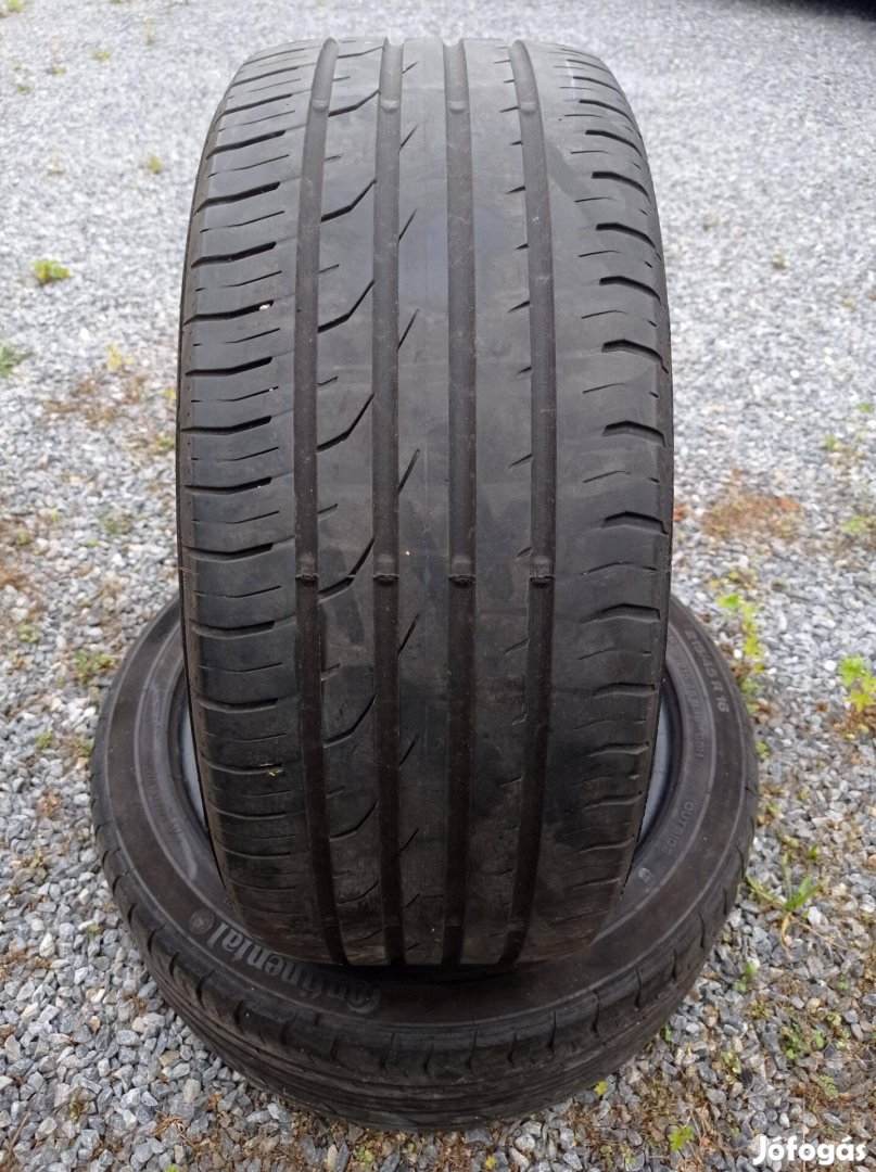 215/45 r16 2db Continental nyári gumi eladó