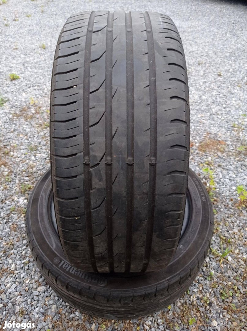 215/45 r16 2db Continental nyári gumi eladó